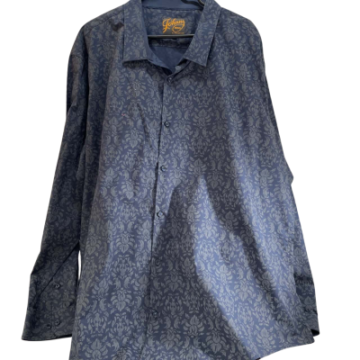 Johnny Bigg Mens  Size 6XL Long Sleeve Shirt Blue 