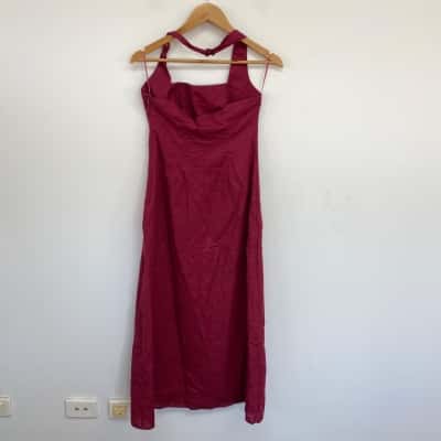 Dazie Berry Ada Midi Dress Size 10 