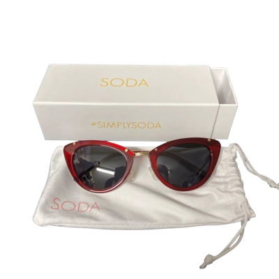 SODA Women’s Red Sunglasses