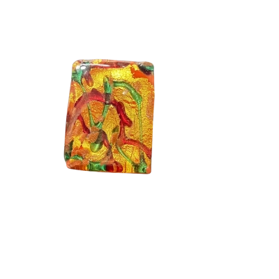  Womens Pendant Gold / Green / Red 