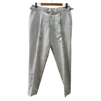 BNWT Suit Supply Mens Size 30 Beige Linen Blend Pants 