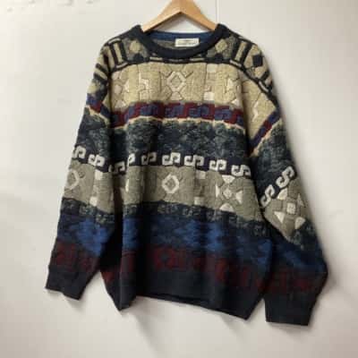 Marks & oSpencer Unisex  Size XL Crew Neck Jumper Multicoloured(ha) 