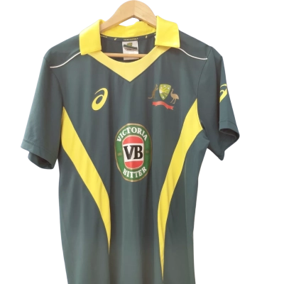 Asics Cricket Australia Mens  Size L Jersey 