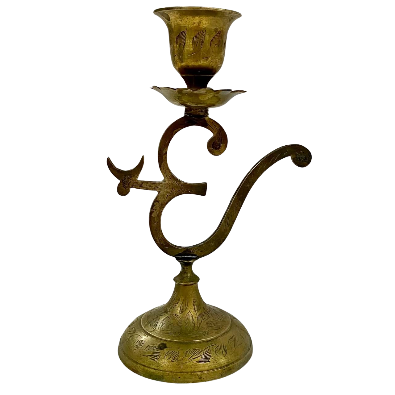 Brass Candlestick 15.5cm Tall(s)