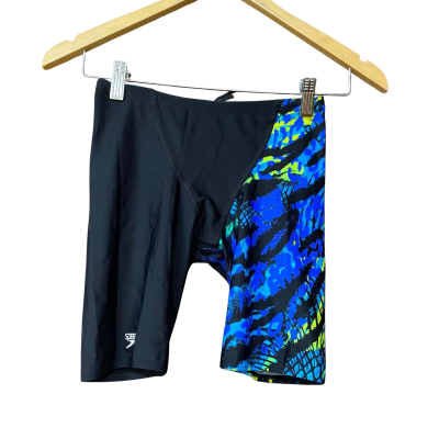 BNWT Speedo Boys Size 9-10 Yrs Black Shorts   
