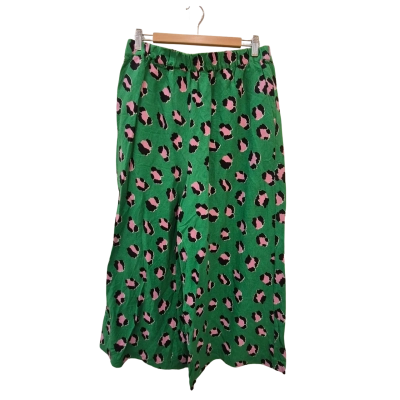 Gorman Womens  Size 14 Green and Pink Spot On leopard print pants