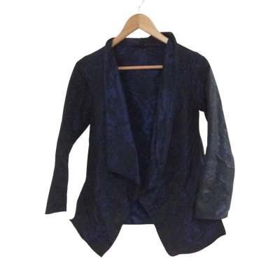 Digbys Womens  Size 1 Blazer Black  / Blue 