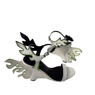 Lighting   Size 7 / 8 Wedges White shoes 