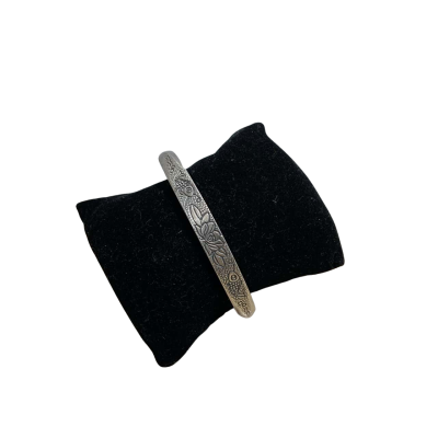 Sterling Silver Engraved Cuff/Bangle