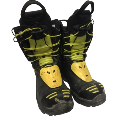 Haix Fire Eagle Firefighting Boots Womens  Size 4 Boots Black  / Yellow AS IS
