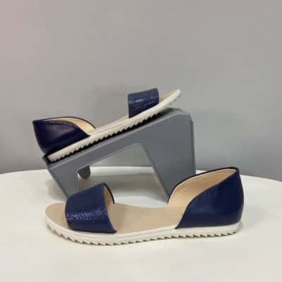 Nine West Womens  Size 7 Flats Blue / White 