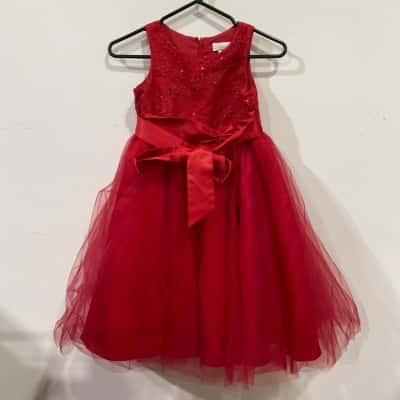 Ollies Place Formal Dress Kids  Size 8 Red 