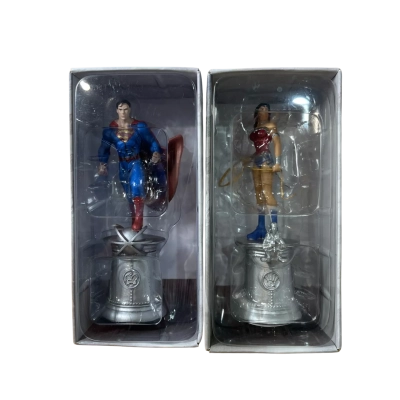 DC comics Chess Figurines- Superman and Wonderwoman