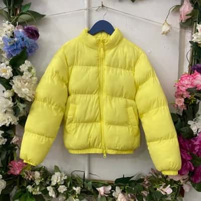 Jac & Mooki Kids  Size 4 / 5 Puffer Jacket Yellow 