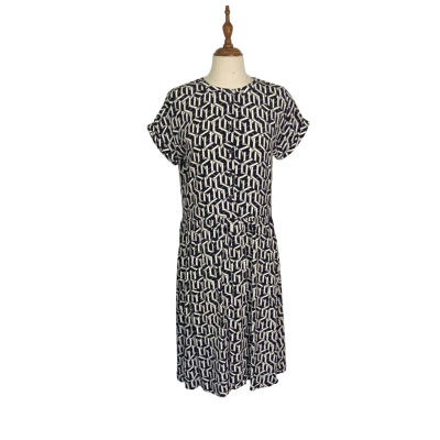 Tommy Hilfiger Womens  Size 2 / 6 Casual Dress / Shift Dress Black  / White 