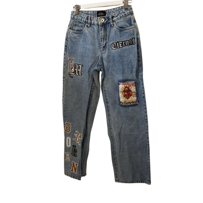 Made for a restless generation Womens  Size 8 High-Waisted Jeans Blue 