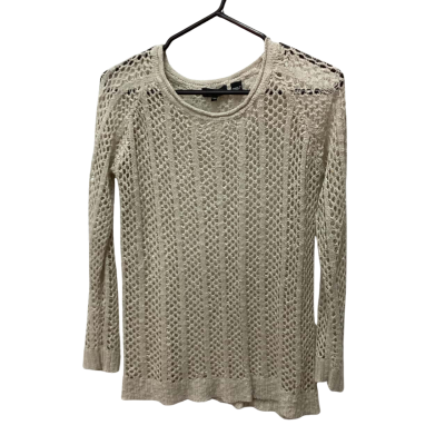 SAN.D  Womens  Size S 3/4 Sleeve Top Crotched (f)