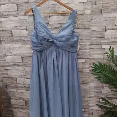 JJ's House Womens  Size 14 Bridal Dress / Formal Dress  light Blue 
