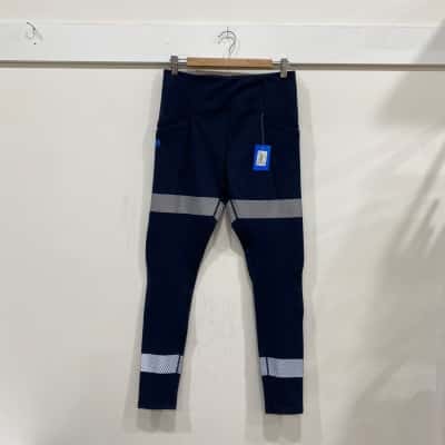ELWD.  Womens  Size L Leggings Navy Blue 