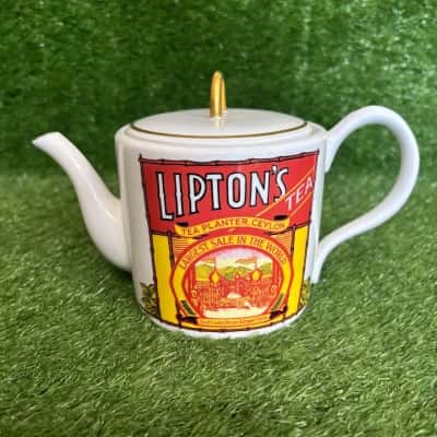 Vintage Lipton’s Tea Ceramic Teapot 1988