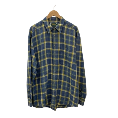 R.M. Williams Mens  Size XXL Long Sleeve Checked Shirt Blue / Green 