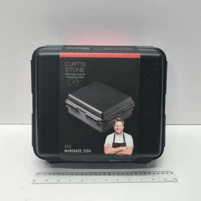 Curtis Stone Exclusive Collection BBQ Marinade Dish Container with Lid Boxed