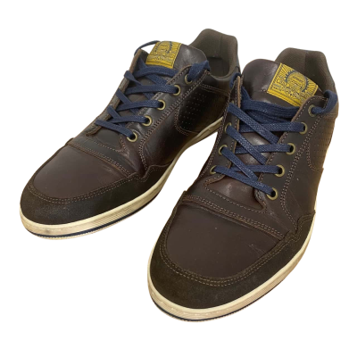 White Rhino Crest Casual Shoes Size 42 Brown/Black