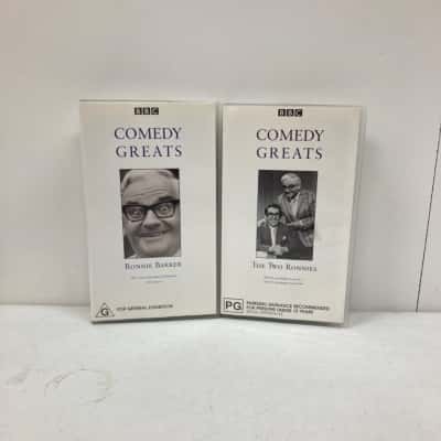 BBC Comedy Greats ‘Ronnie Barker’ + ‘The Two Ronnie’s’ VHS Tapes