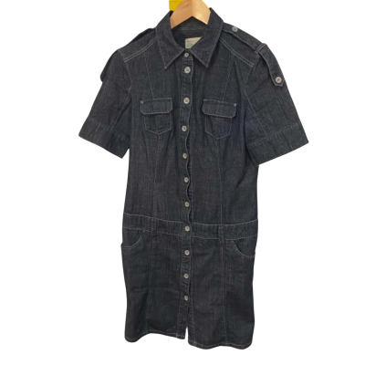 Espirit Button Up Denim Dress Size M