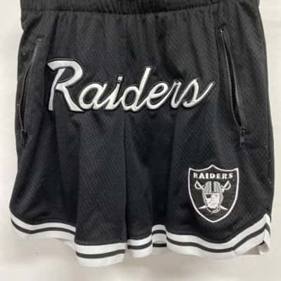 Raiders NFL Mens  Size XS Shorts Black  / White 