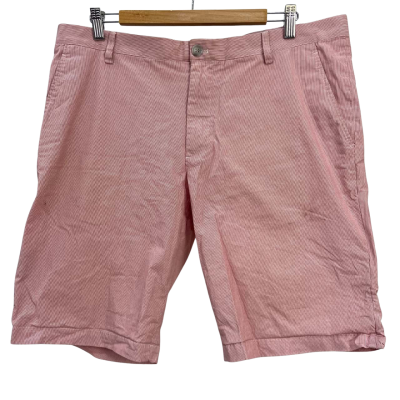 H&M - Mens Shorts - Size 38R/UK (Slim Fit) - Red / White 