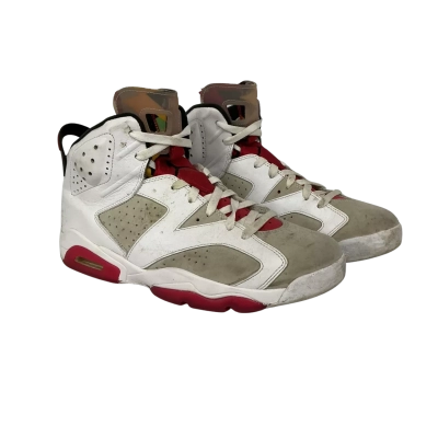 As New Nike Air Jordan 6 CT85229-062  Retro Mens True Red Neutral Grey Size 45 Shoes