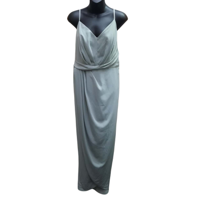 New With Tags SOMETHING FOR SARAH Size 14 Special Occasion Dress in Subtle Sage Colour