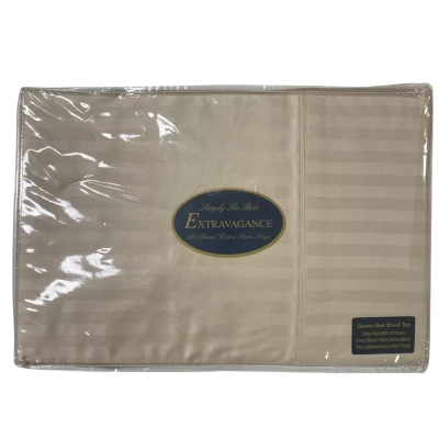 Paris Stone Queen Bed Sheet Set