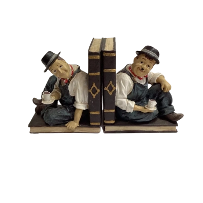 Vintage Laurel & Hardy Bookends 