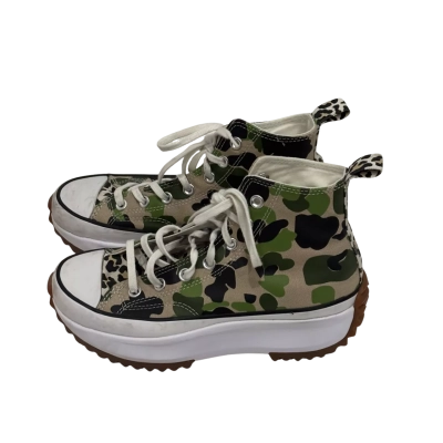 Converse Womens  Size 7.5 Sneakers Camouflage 