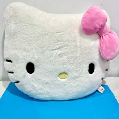 Sanrio Hello Kitty Large Cushion Plush & My Melod  Face Plush & Hello Kitty Kuromi Head Plush Toy 