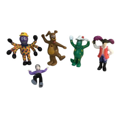 The Wiggles Figures Set as pictured