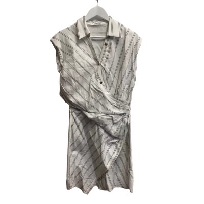 Sheike Womens  Size 12 Sleeveless Dress  Black  / Striped / White 