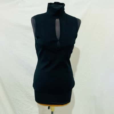 ZIMMERMAN Size 1 Sleeveless Top Black  