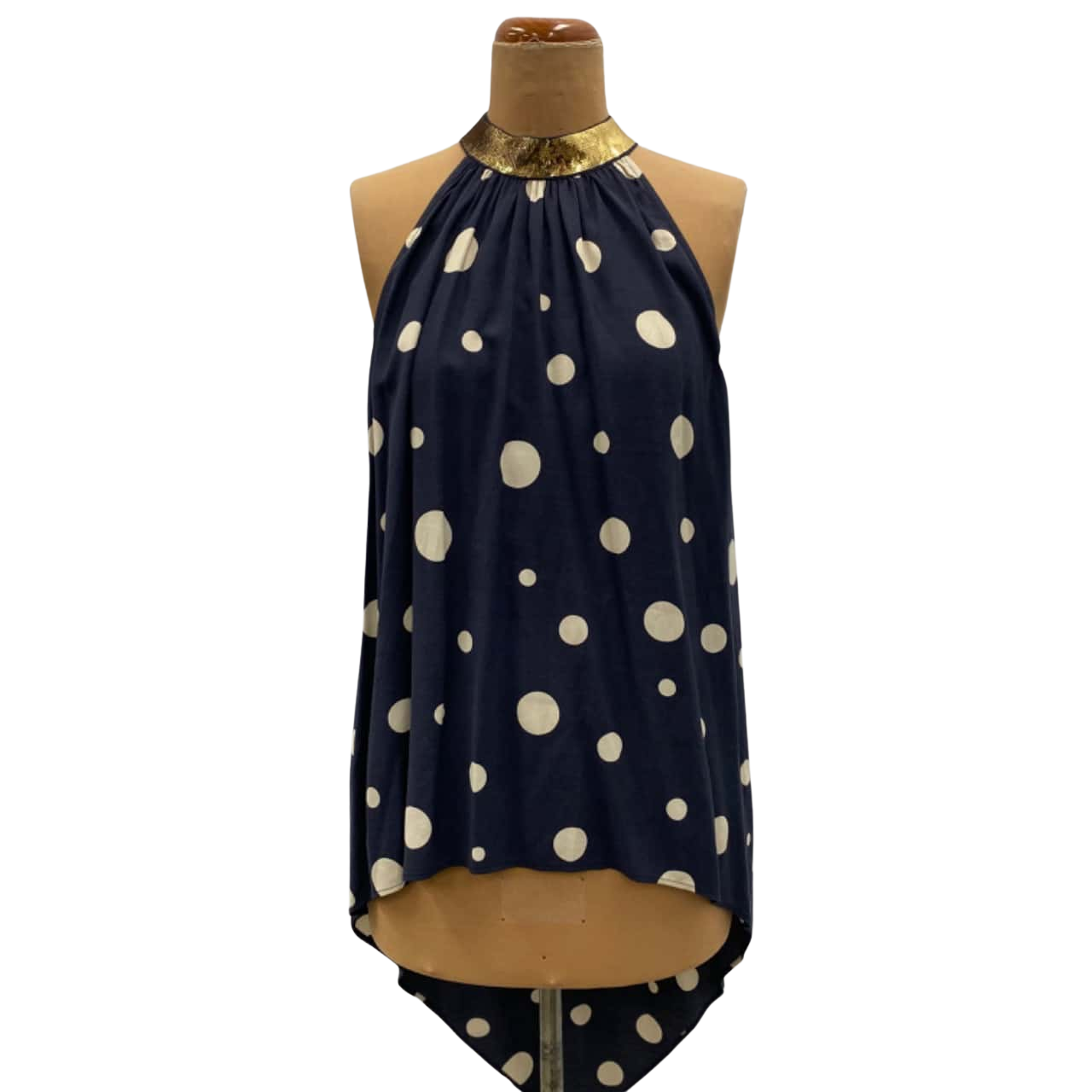 Polka Dot Halter Neck Cami