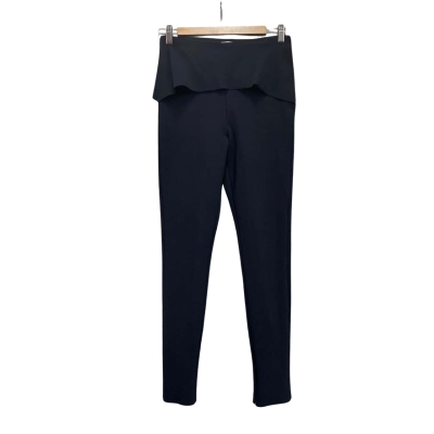 Scanlan Theodore Womens  Size 10 Skinny Leg Pants Black  