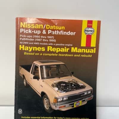 Nissan Datsun pick up and pathfinder Haynes repair manual book