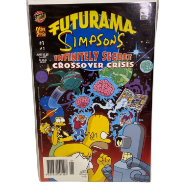 Futurama Simpsons infinitely Secret Crossover Crisis
