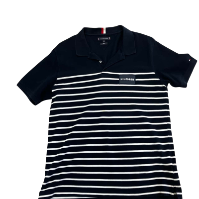 Tommy Hilfiger Mens  Size XXL Polo Shirt nAVY / White 