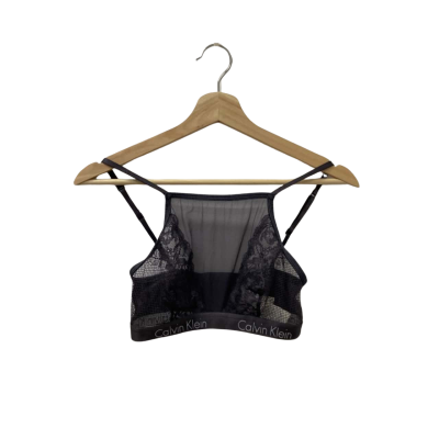 Calvin Klein Womens  Size S Grey Bralet