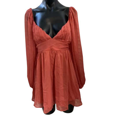 Sage + Paige Womens  Size 10 Casual Dress Burnt Orange 