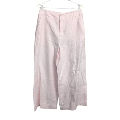 Seed Heritage 100% Linen Pink Wide Leg Pant