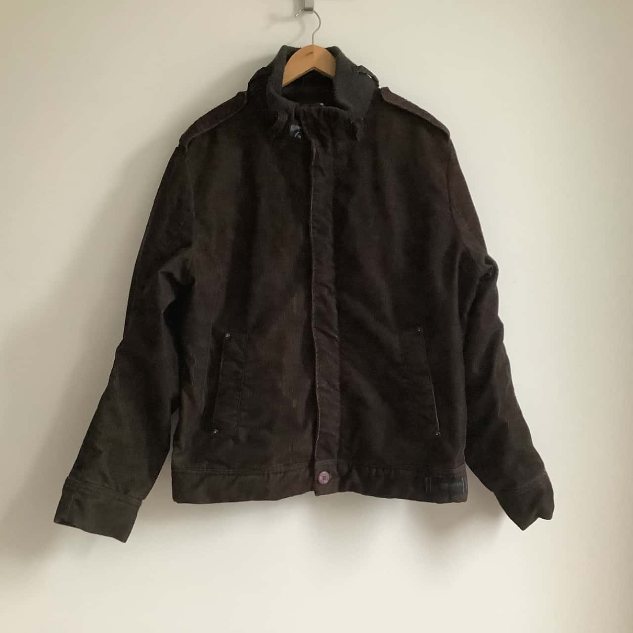 Industrie Brown Cord Jacket. Size XL (s)