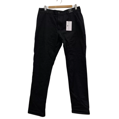 Yd. Mens Size 34 Chinos / Slim fit Pants Black  RRP$100